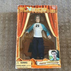 Living Toyz 2000 *NSYNC Justin Timberlake Collectible Marionette New in Box